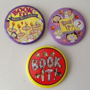 Book It Pins (from the 90's!)